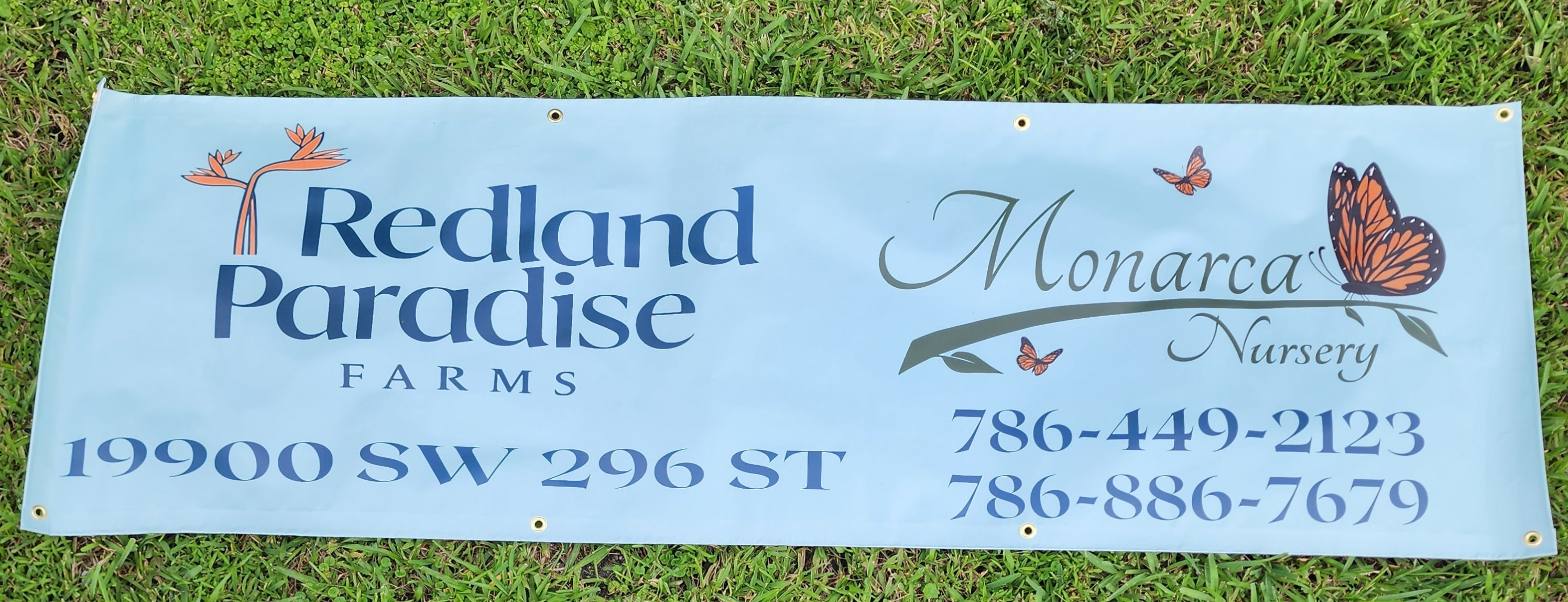 Custom Outdoor Vinyl Banners | Heavy Duty Grommets & Hemmed Edges