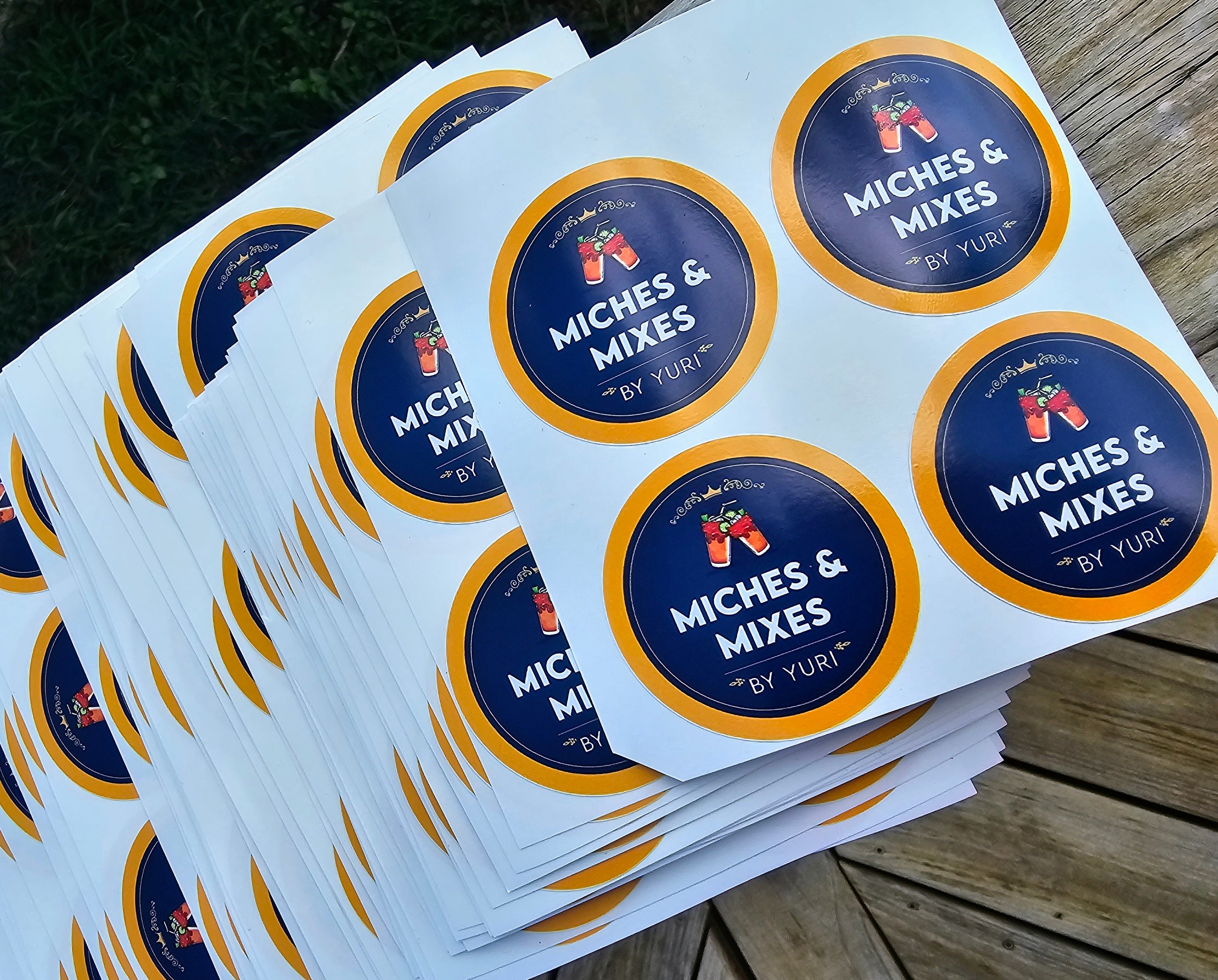 2" labels/stickers