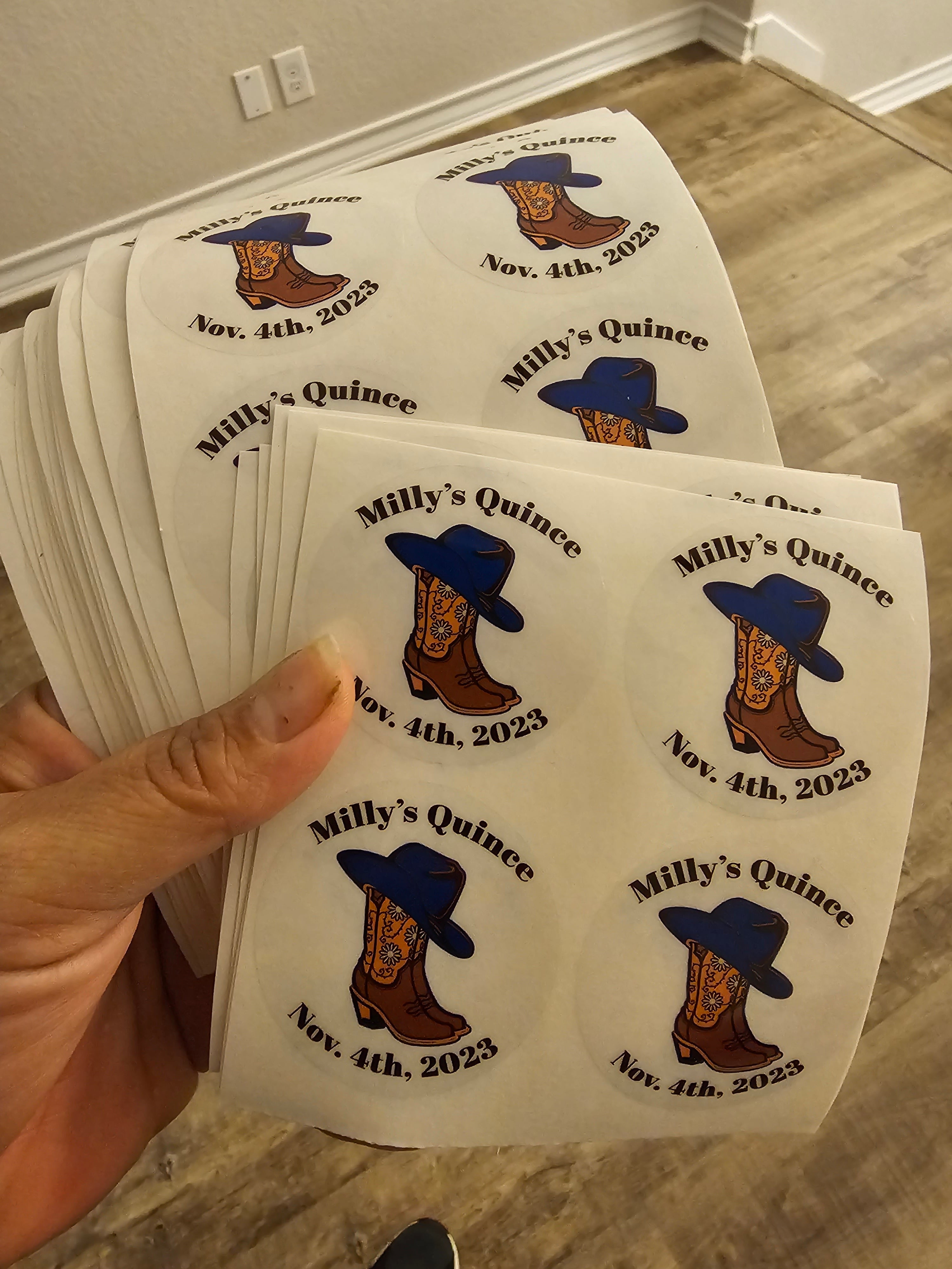 3" labels/stickers