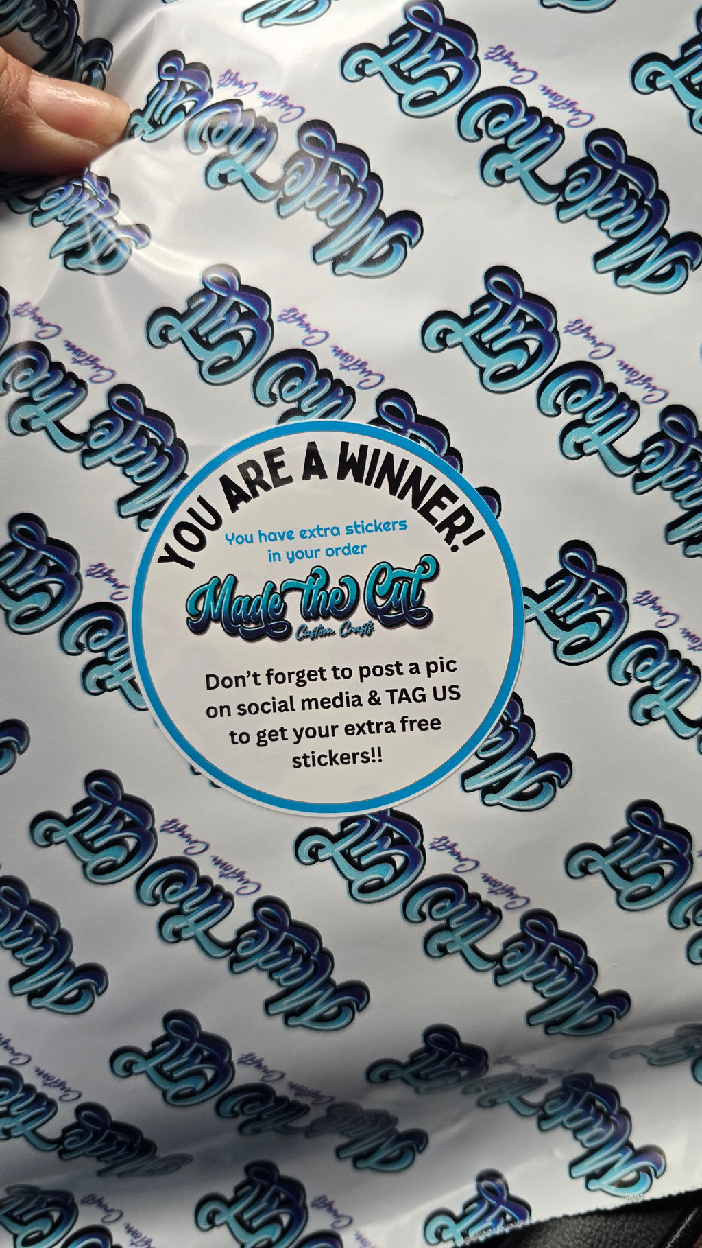 1" labels/stickers