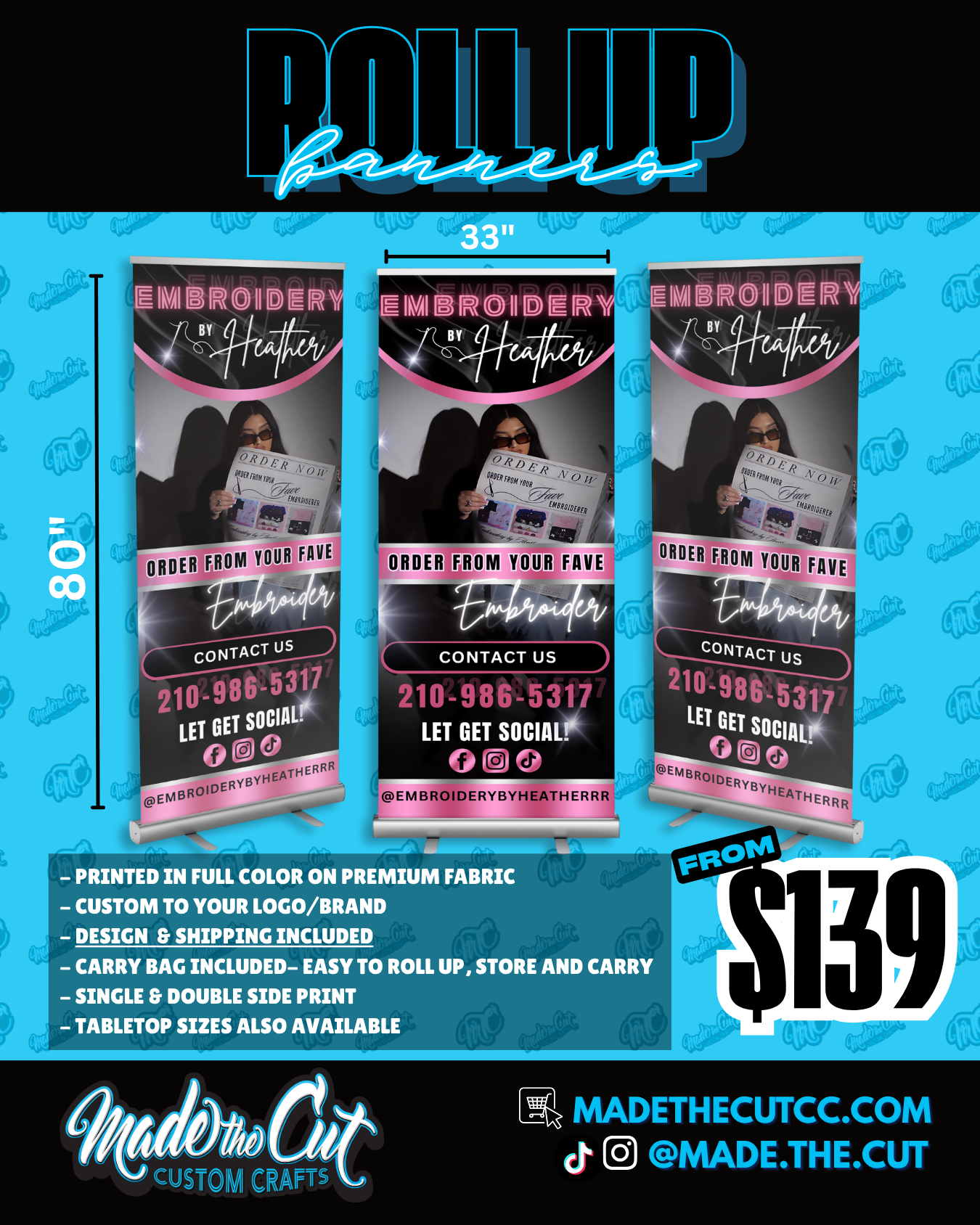 Custom Roll Up Banner