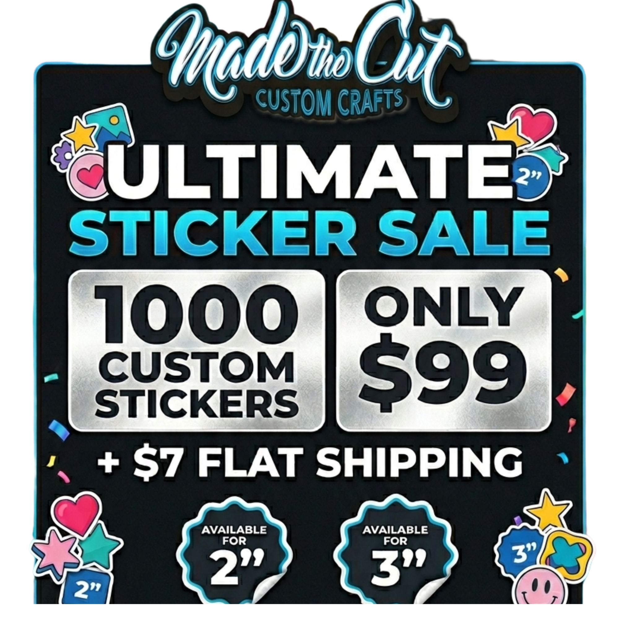 1000 STICKER SALE