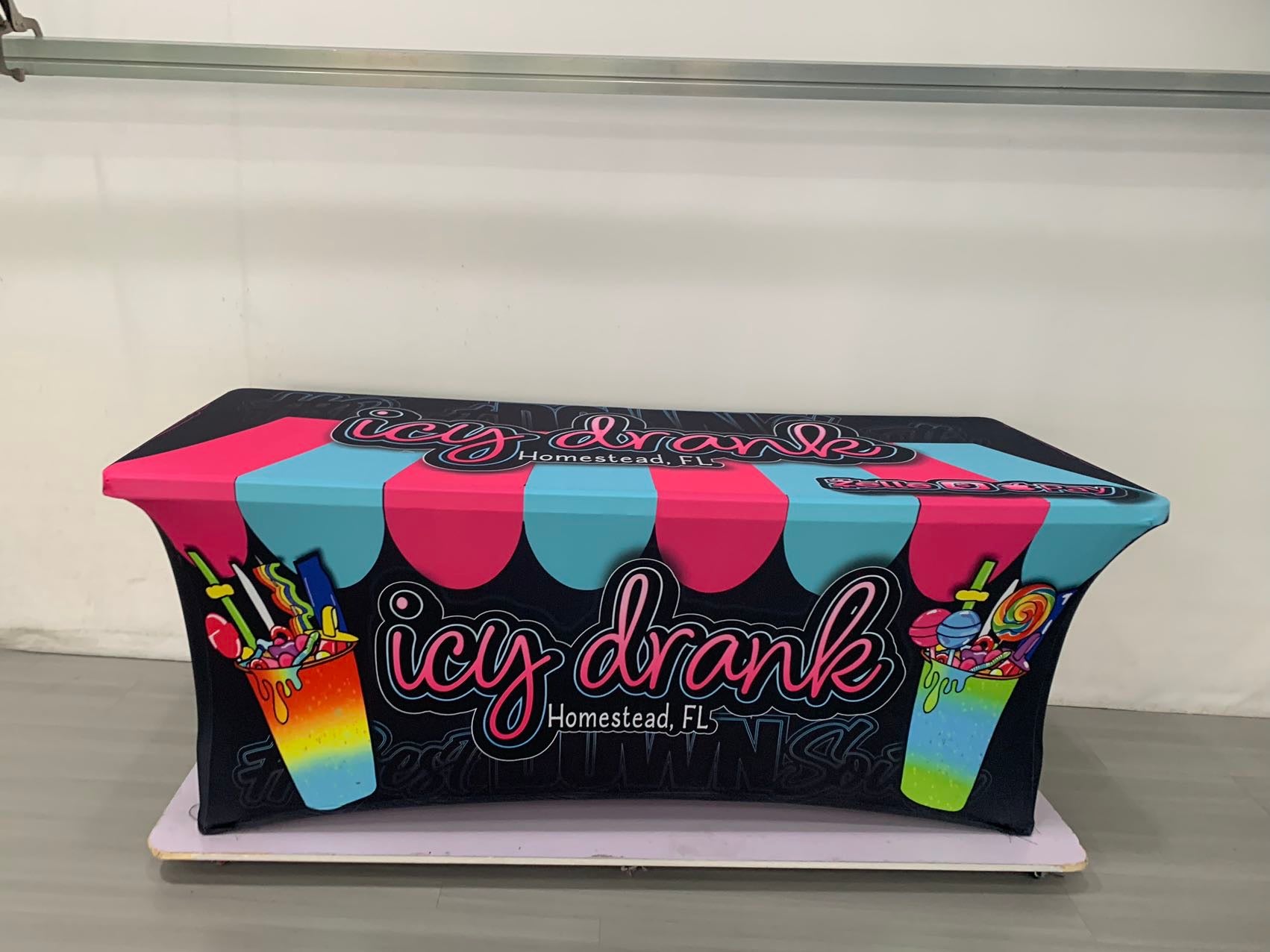 Custom Designed 6ft Tablecloth